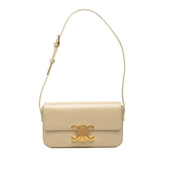 Celine Handbags - Pre-Loved Celine Shiny Calfskin Claude Shoulder Bag